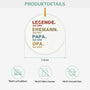 1503OGE3 legende ehemann papa opa personalisierte keramik ornamente opa 1503O3T5B