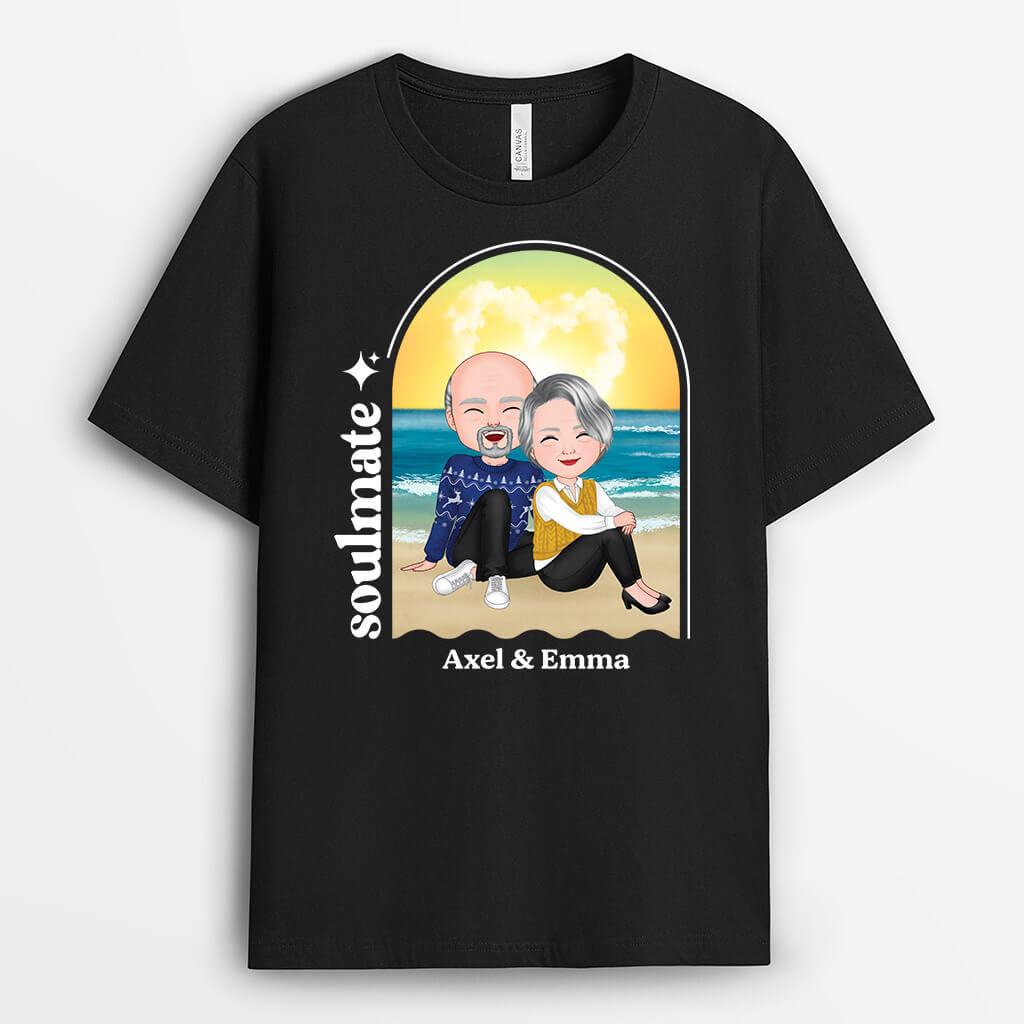 Seelenpartner - Personalisiertes Geschenk | T-shirt für Paare