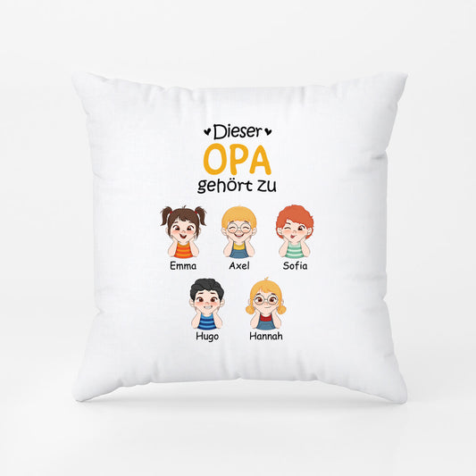 1517PGE1 personalisiertes dieser opa gehort zu kissen