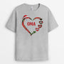 1520AGE2 personalisiertes die oma zu weihnachten t shirt