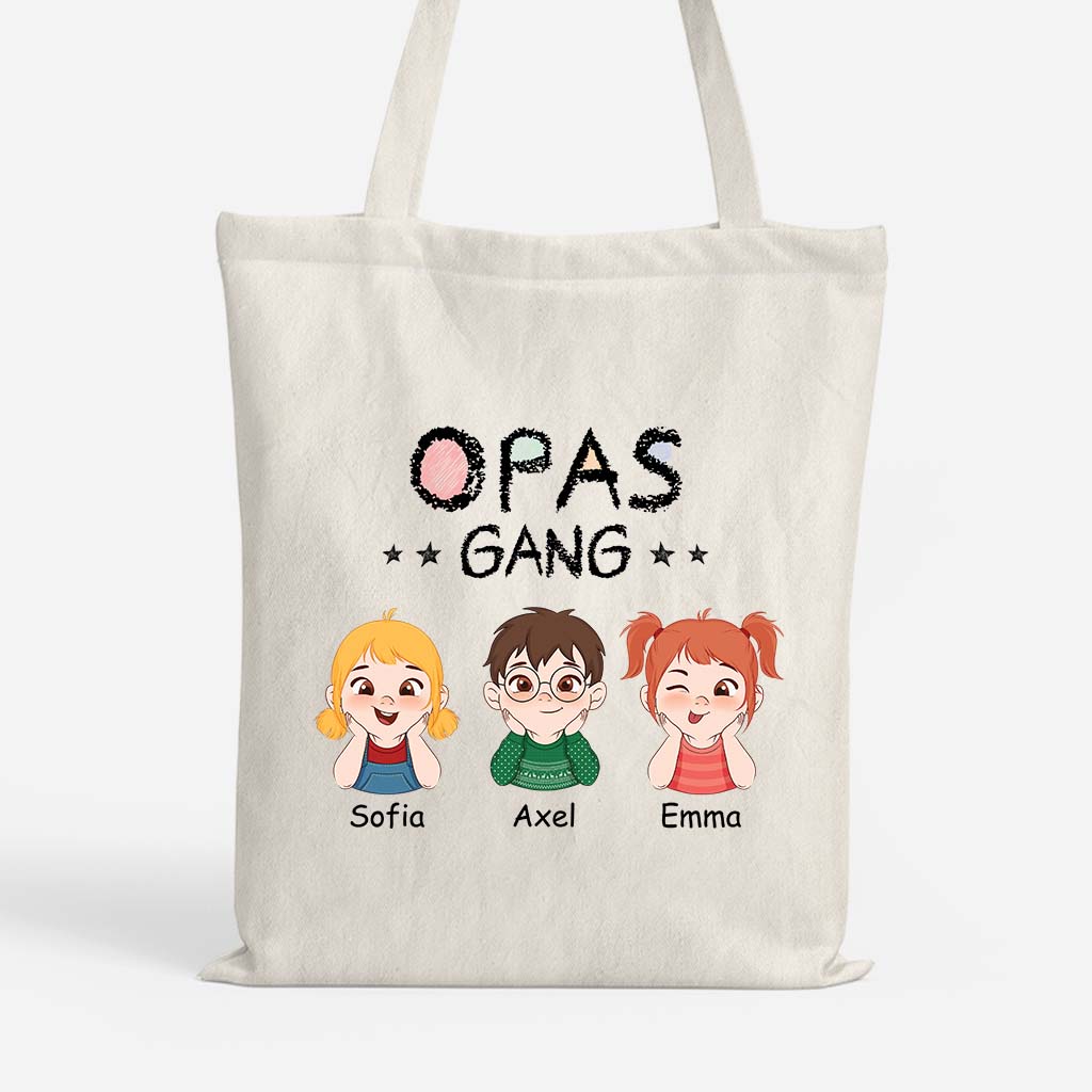 Papas/Opas Bande - Personalisiertes Geschenk | Tragetasche für Herren