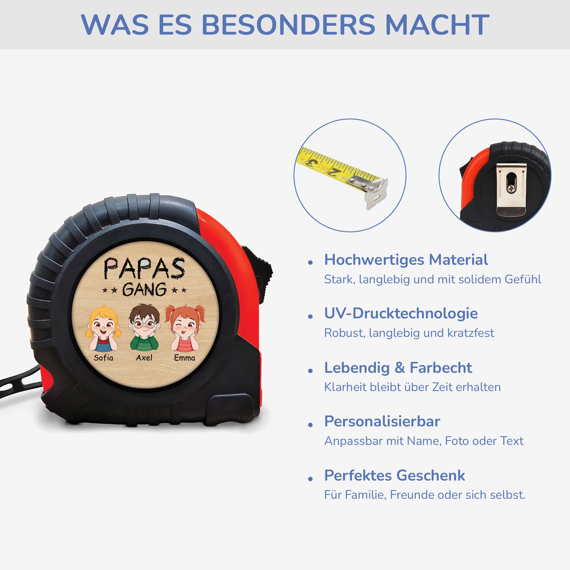1527OGE4 papas gang kinder buntstifte massband personalisiert papa 1527O8L8B