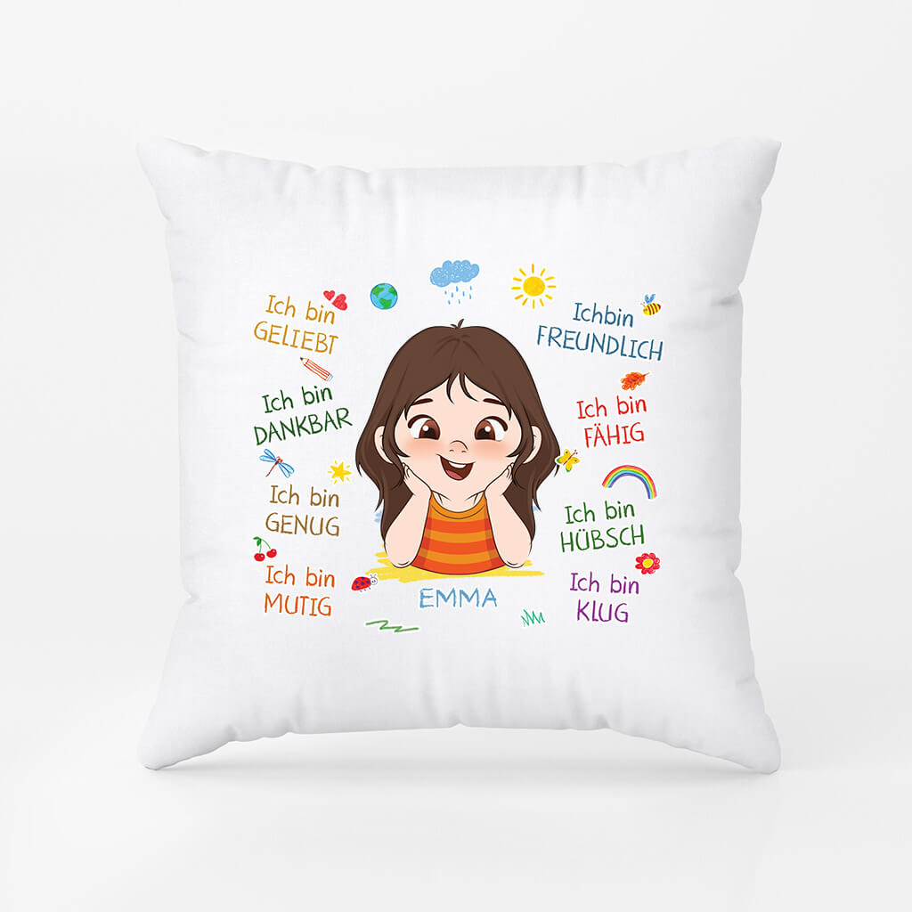 Ich Bin - Personalisiertes Geschenk | Kissen für Enkelkinder