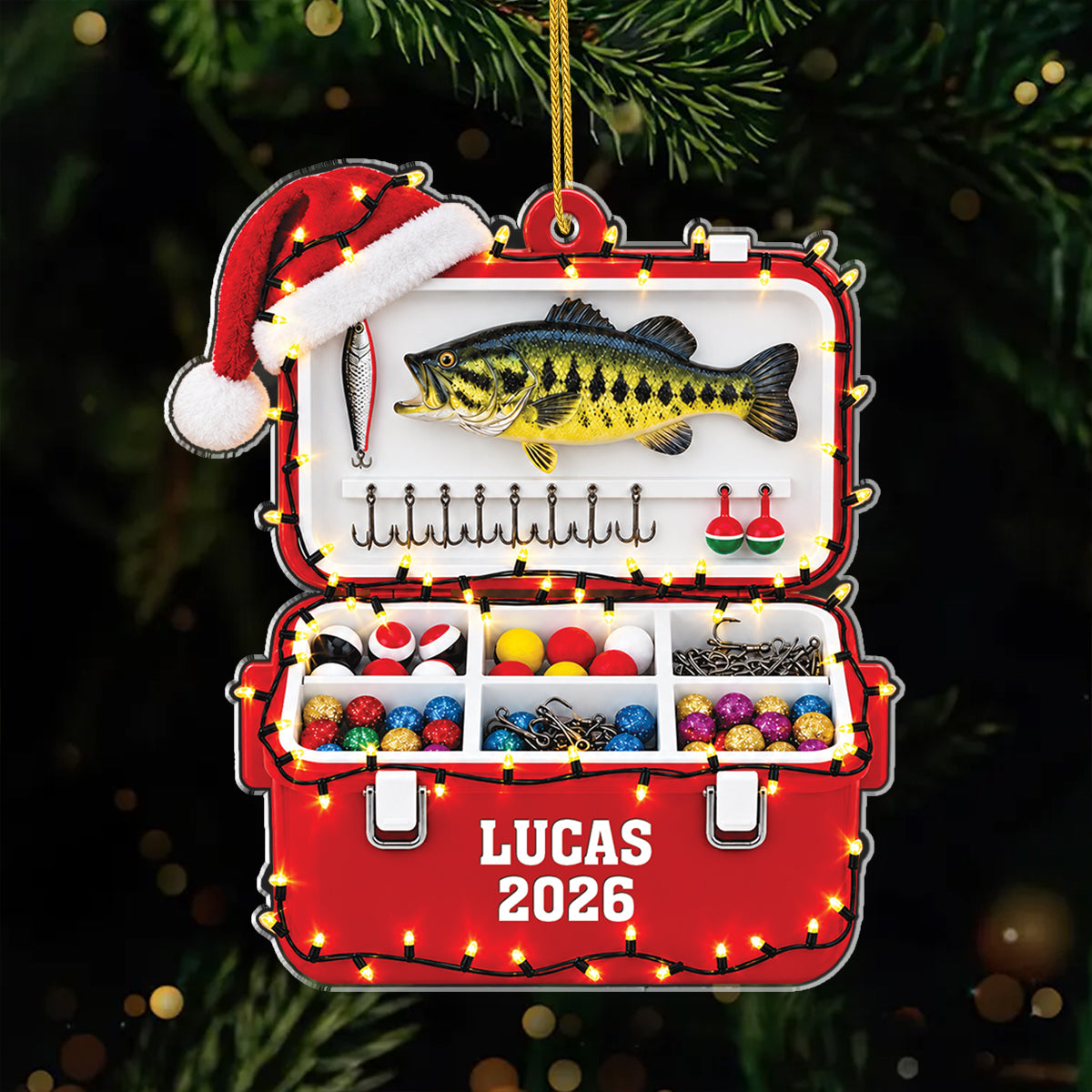 16005ON ProAcrylicOrnament CouGE RnDNone IdeNgoc NicFishing