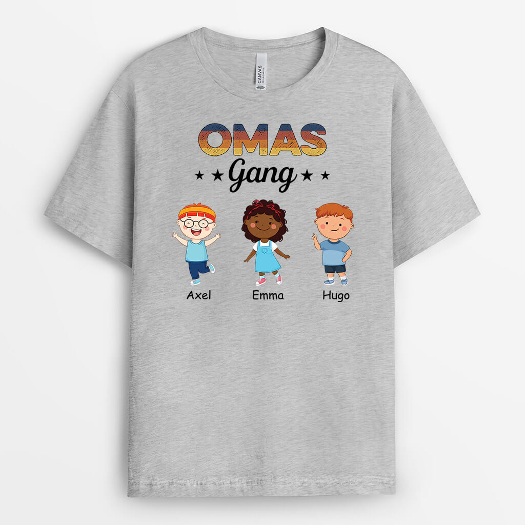 Omas Gang - Personalisiertes Geschenk | T-shirt für Omas