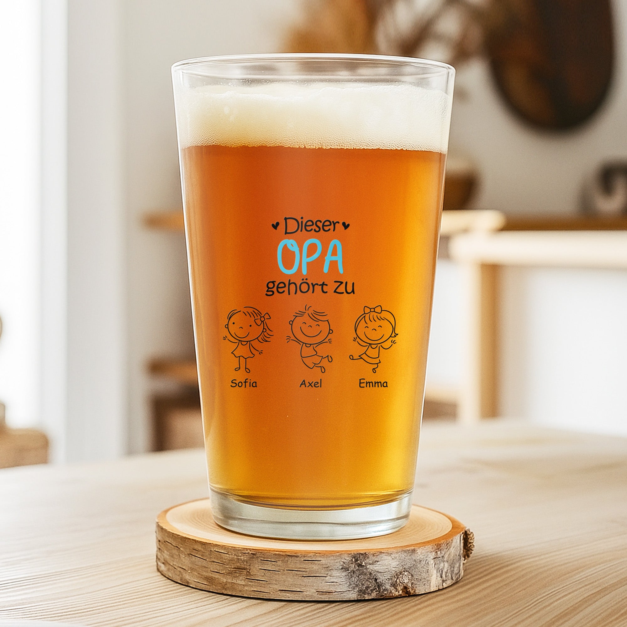 1617IGE2 dieser papa gehort zu strichmannchen personalisiertes bierglas_ papa 1617ITQ8B