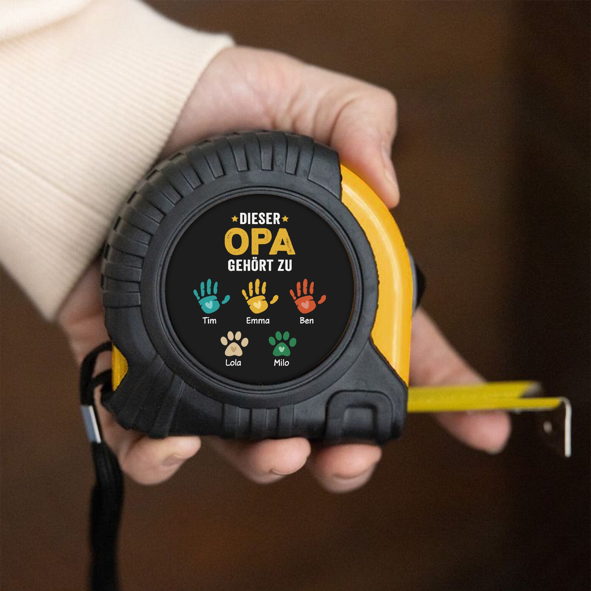 1628OGE2 dieser papa gehort zu handabdruck massband personalisiert papa 1628OKQ5B