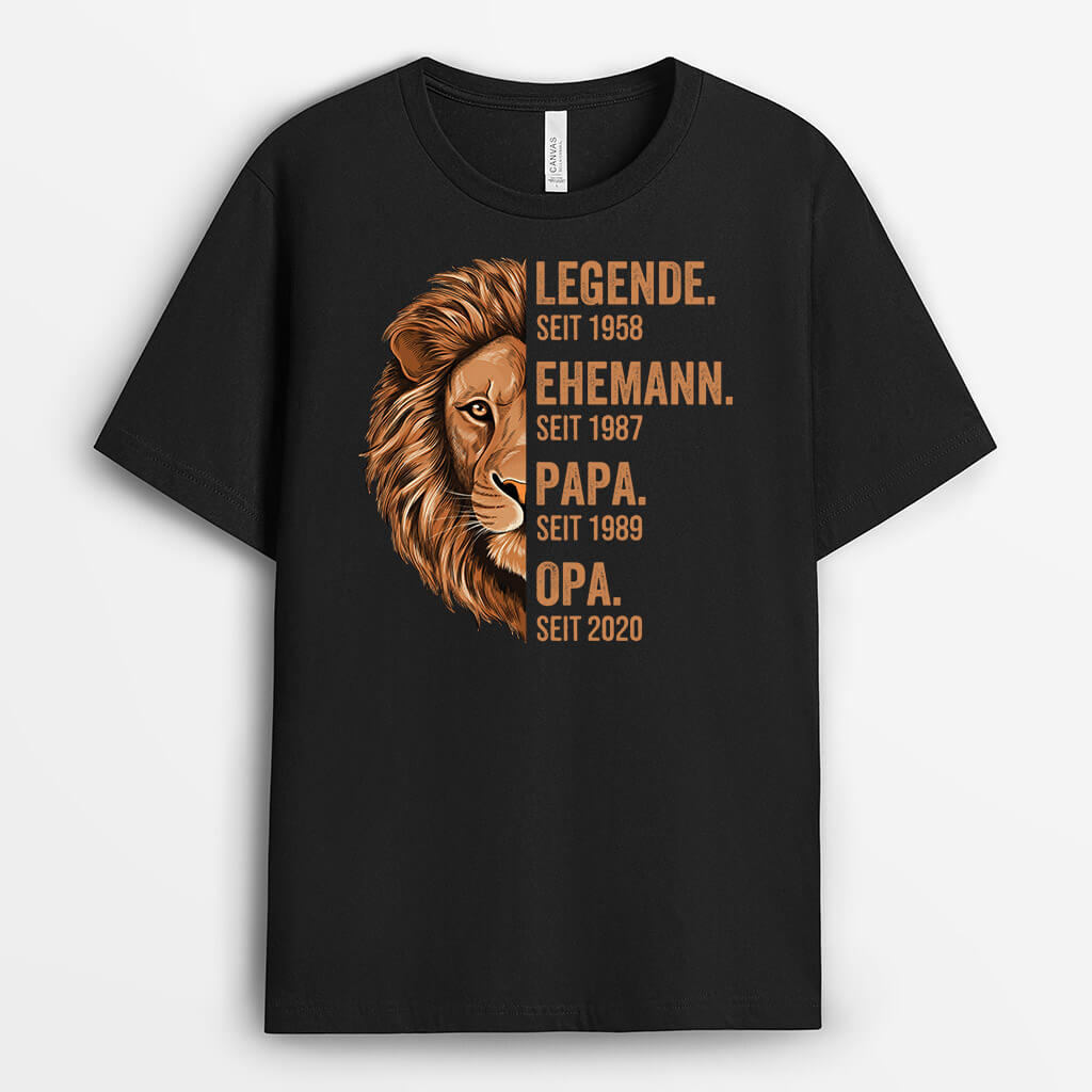 Die Legende Für Opas - Personalisiertes Geschenk | T-shirt für Opas