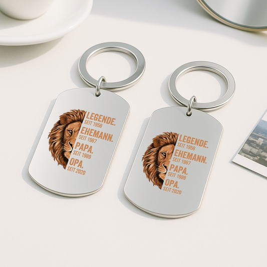 1632JGE2 die legende opa seit lowe aluminium schlusselanhanger opa personalisiert_ 1632JKN8B