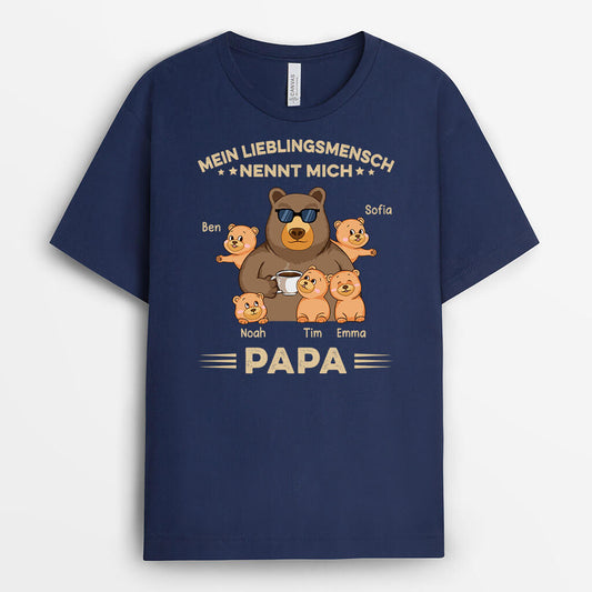 1639AGE2 personalisiertes meine lieblingsmenschen nennen mich opa t shirt