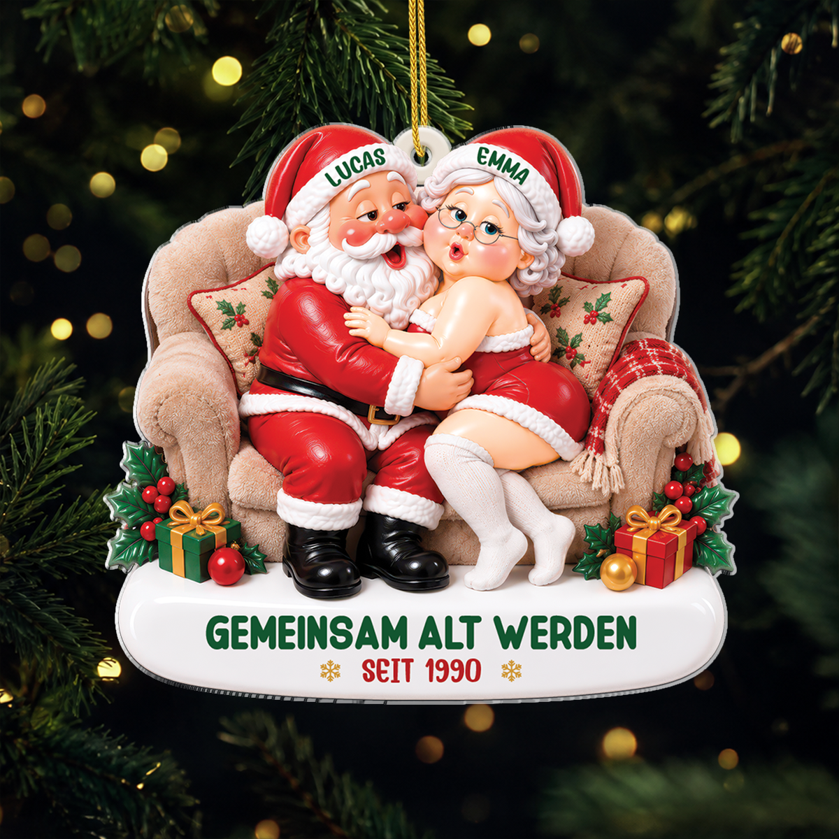 16618OV ProAcrylicOrnament CouGE RnDNone IdeVinh NicDTNew