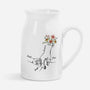 1672OGE1 hand in hand blumen personalisiertes geschenk  keramik vase oma  mama 1672o6p5a