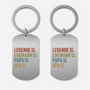 1732JGE1 die legende opa seit aluminium schlusselanhanger opa personalisiert_ 1732J
