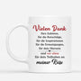 1795MGE2 personalisierte dank fur alles tasse