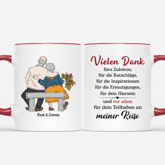 1795MGE3 personalisierte dank fur alles tasse
