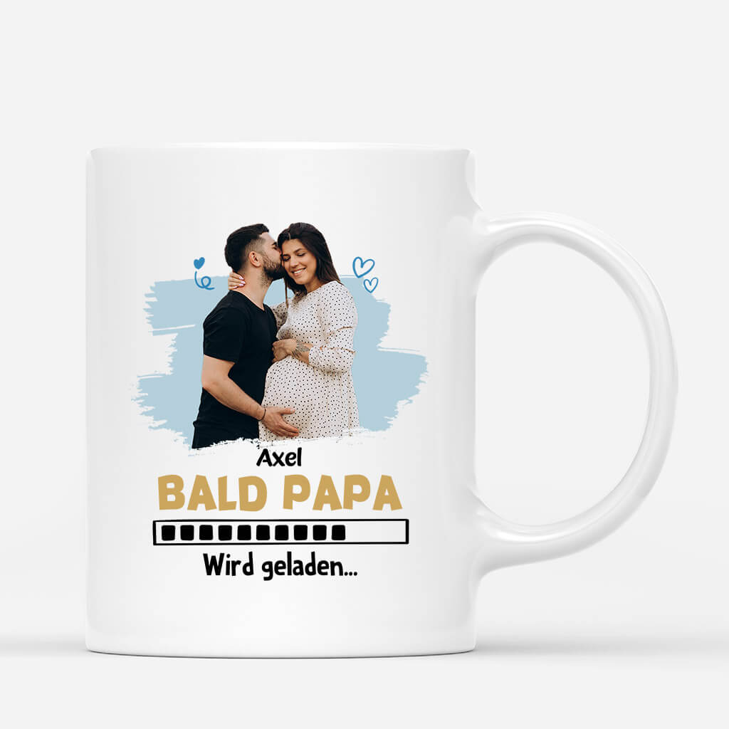 Werdender Vater - Personalisiertes Geschenk | Tasse für Papas