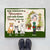 Hier Wohnen Eine Verrückte Pflanzenfrau Und Ihre Liebenswerten Hunde - Personalisiertes Geschenk | Fußmatte für Hundeliebhaber