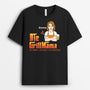 1884AGE2 personalisiertes die grillmutter der grillvater t shirt
