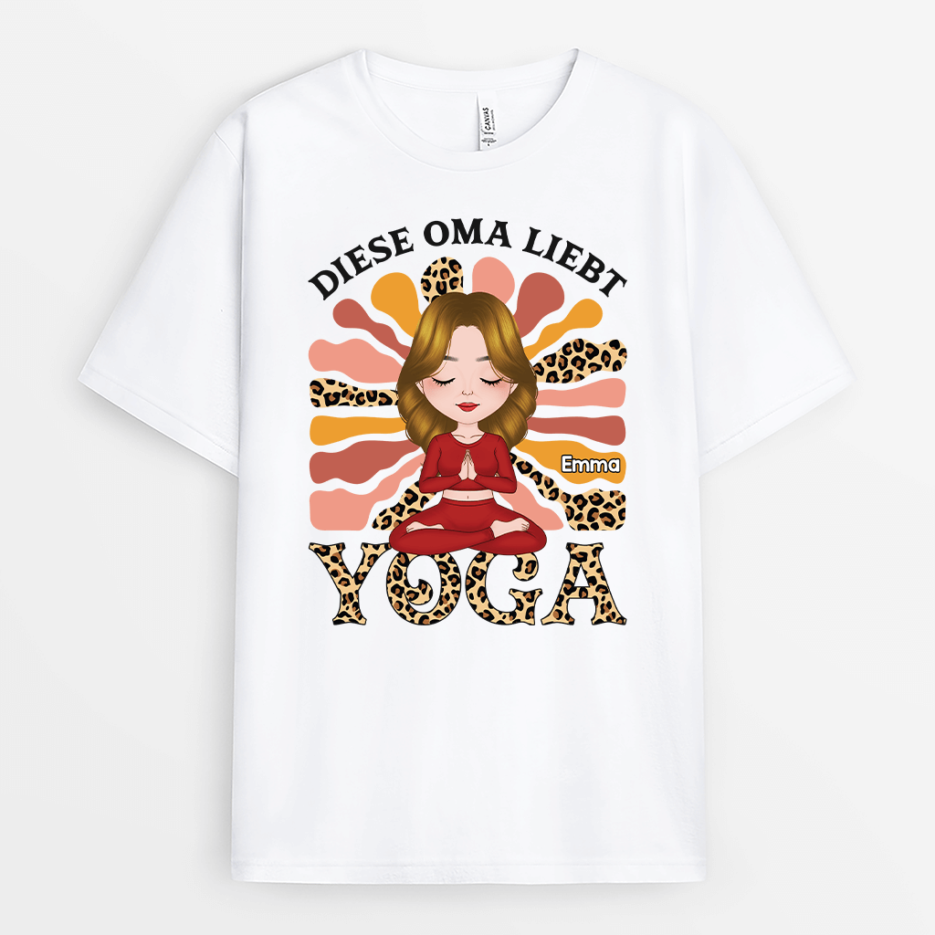 Diese Mutter Liebt Yoga - Personalisierte Geschenke | T-Shirt für Mamas