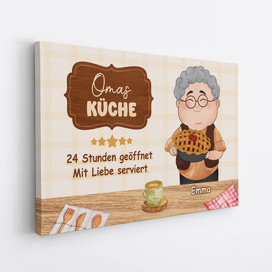 1890CGE2 personalisierte mamas kuche leinwand