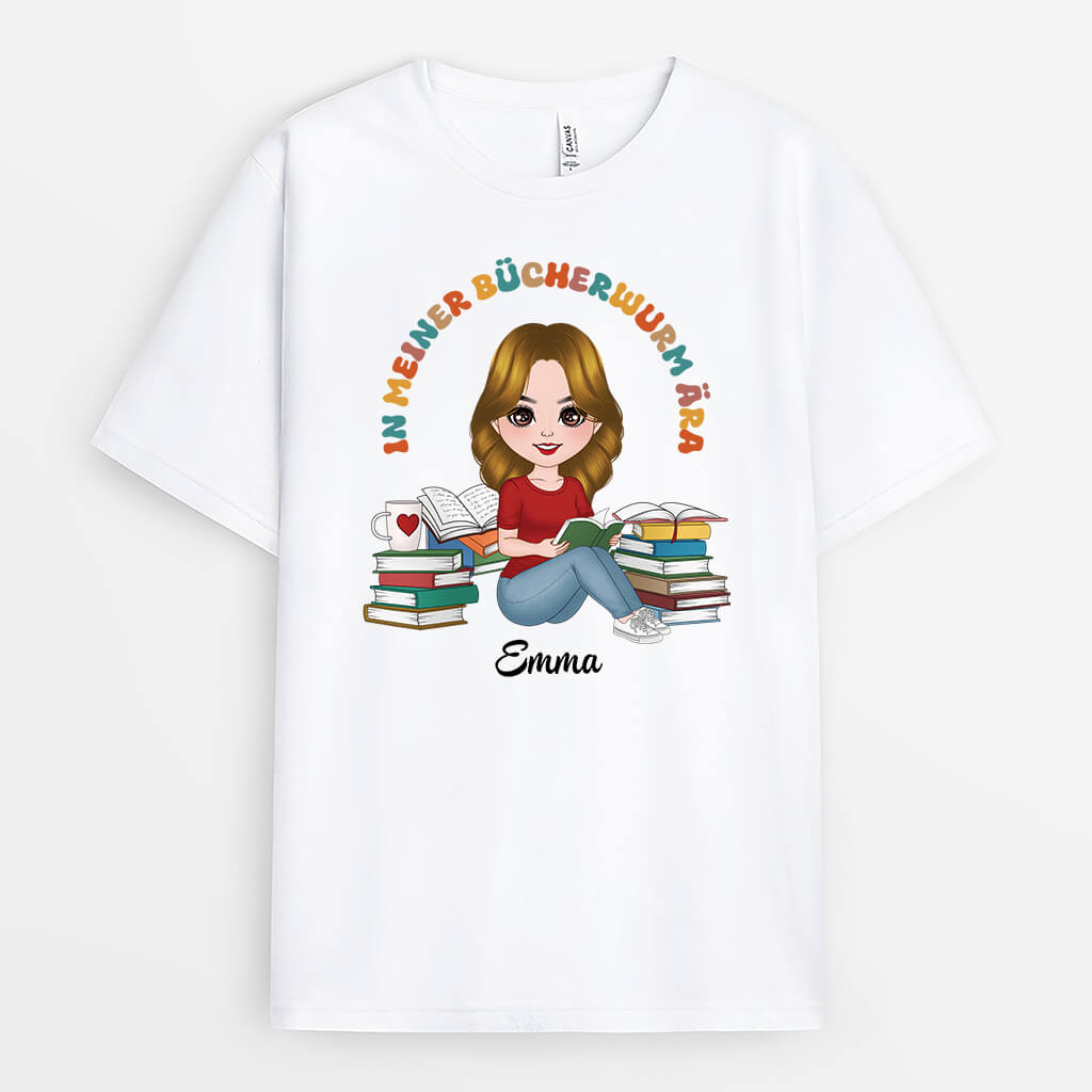 In Meiner Bücherwurm - Personalisiertes Geschenk | T-shirt für Frauen