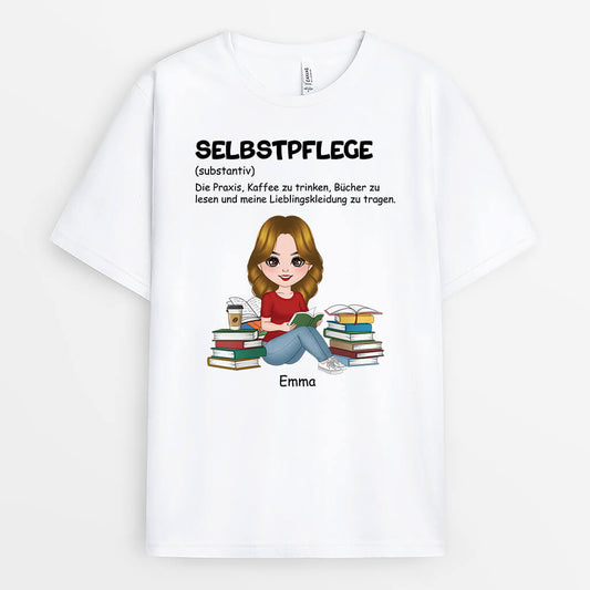1901AGE1 personalisiertes selbstfursorge definition t shirt