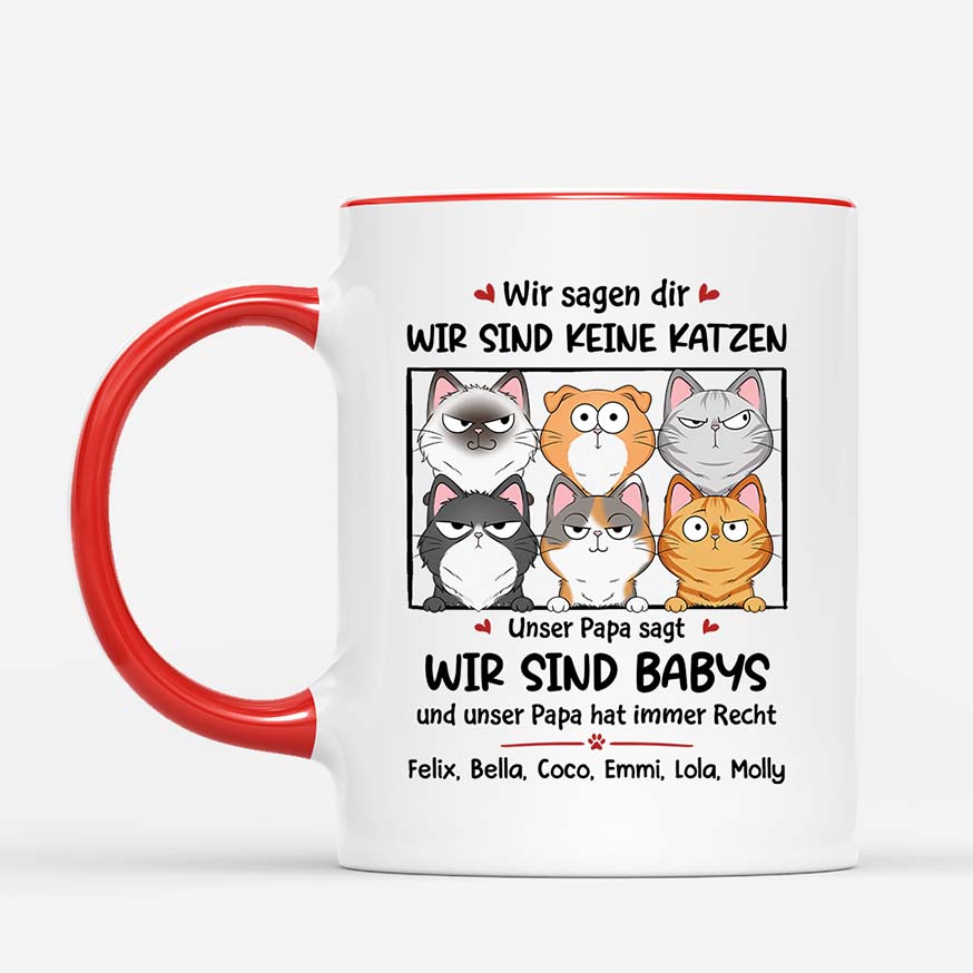 1926GE2 personalisierte wir sagen dir wir sind keine katzen