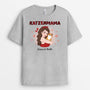 1931AGE1 personalisiertes katzenmama t shirt
