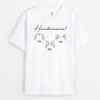 1949AGE1 personalisiertes hundemama hundepapa t shirt