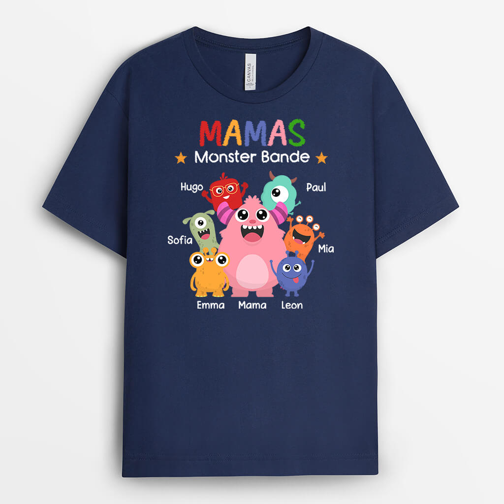 Mamas/Omas Monster Bande - Personalisiertes Geschenk | T-shirt für Frauen