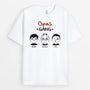 1957AGE1 personalisiertes opas papas bande t shirt