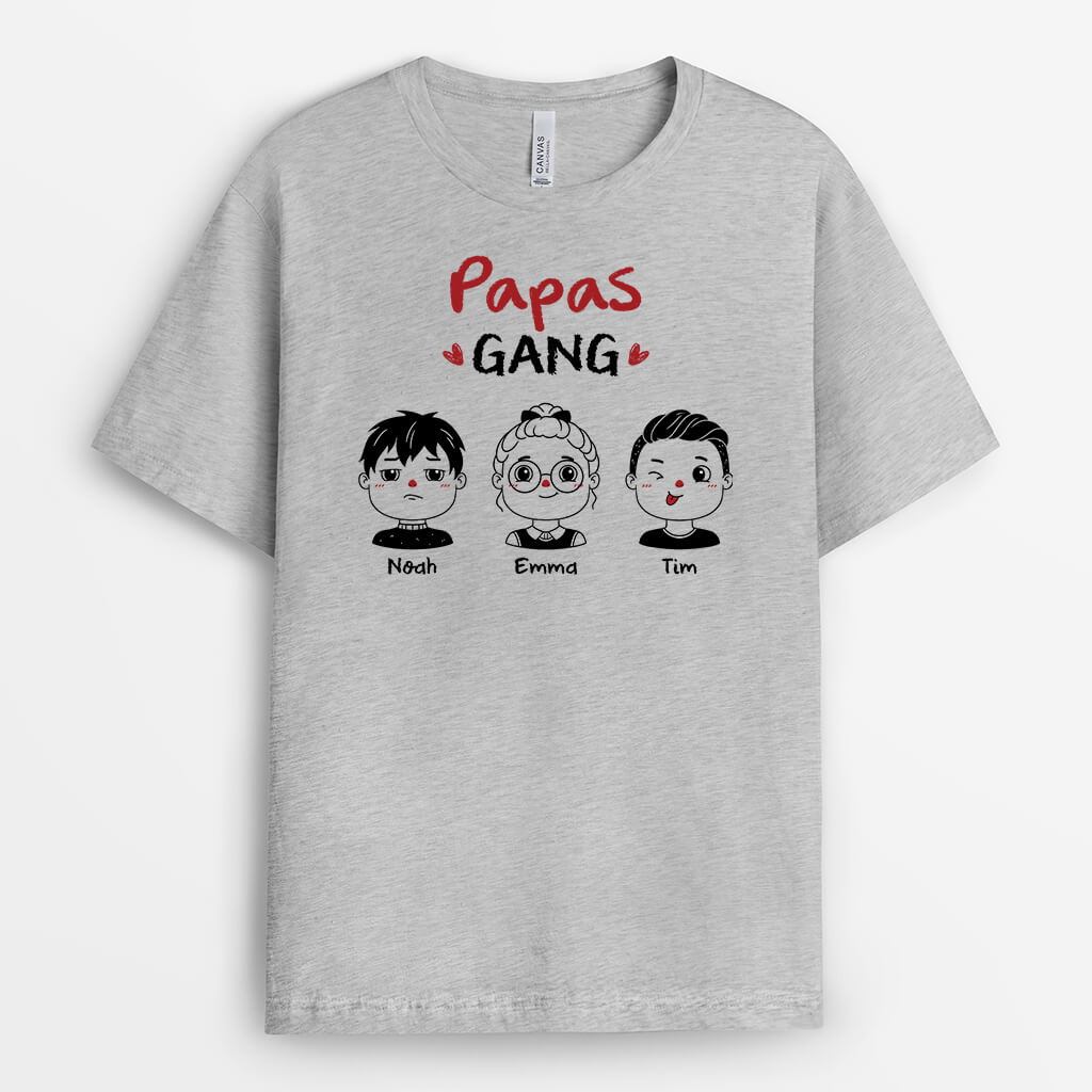 Opas/Papas Bande - Personalisiertes Geschenk | T-shirt für Herren