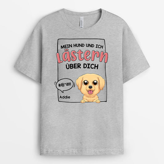 1961AGE2 personalisiertes mein hund und ich lastern uber dich t shirt