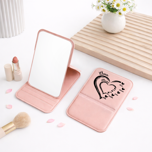 1969AGE2 oma mama kinder herzen personalisiertes geschenk  taschenspiegel 1969aj8t7a