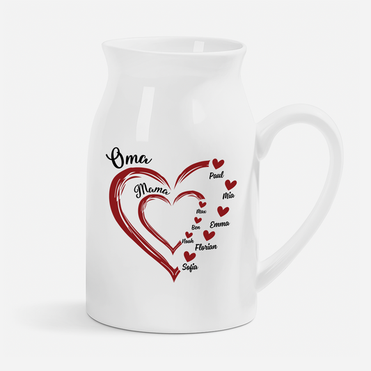 1969OGE1 oma mama kinder keramik vase personalisiert_ oma 1969OKN7A