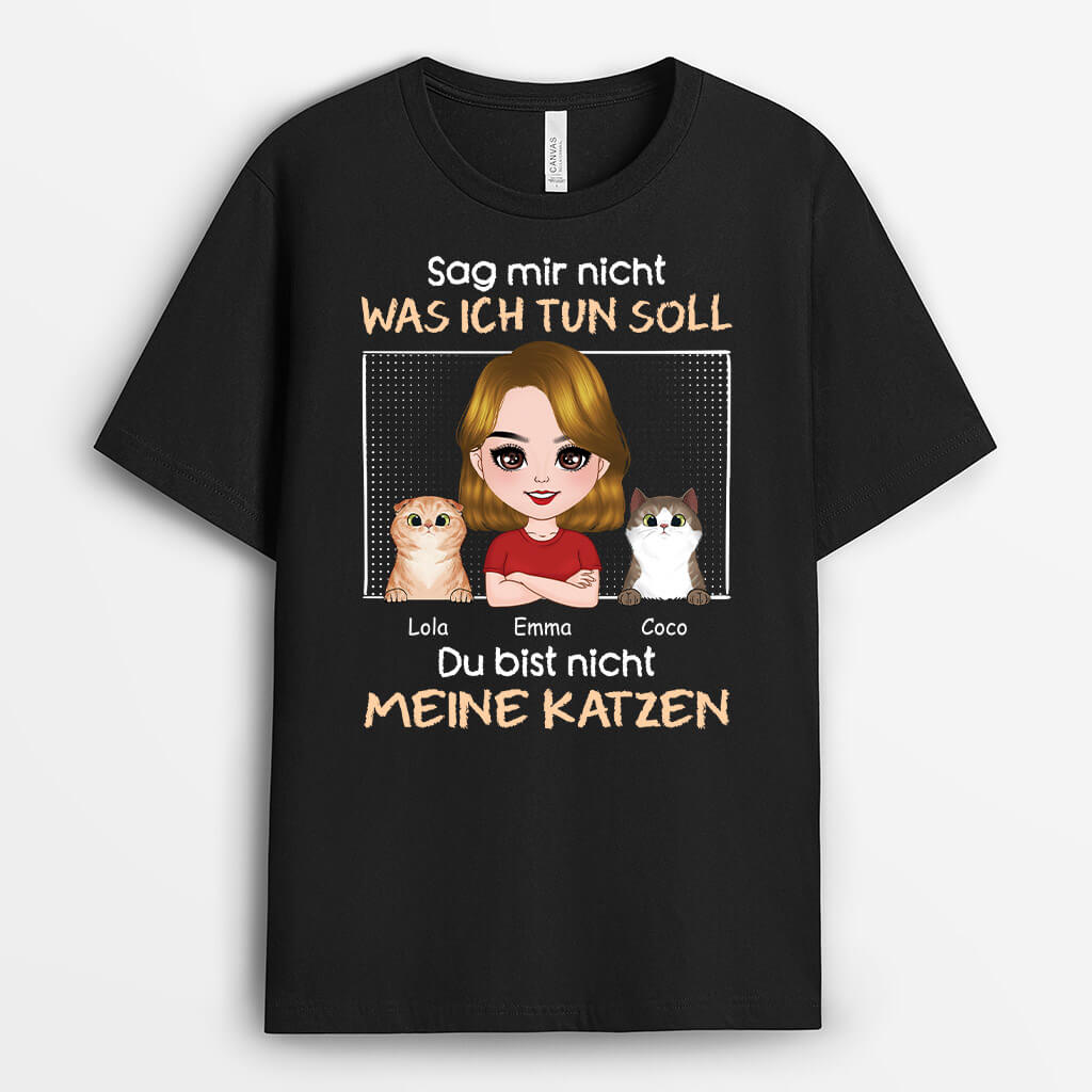 Du Bist Nicht Meine Katzen - Personalisiertes Geschenk | T-shirt für Katzenliebhaber