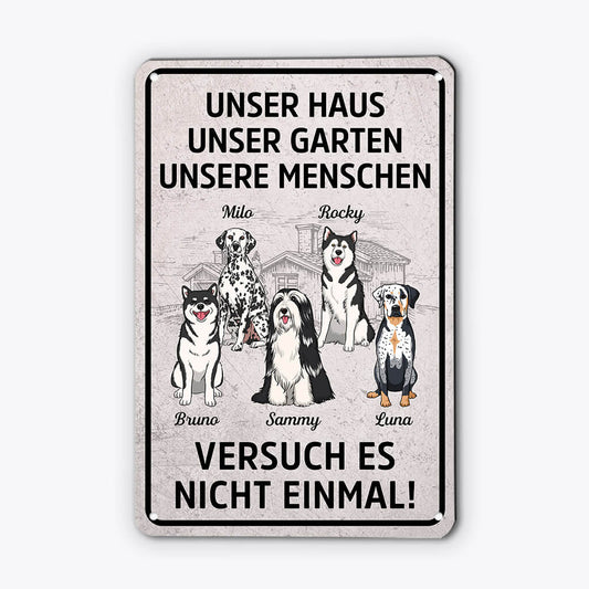 1990EGE1 personalisiertes mein haus mein garten meine menschen versuch es nicht mal turschild 1990e9a8c