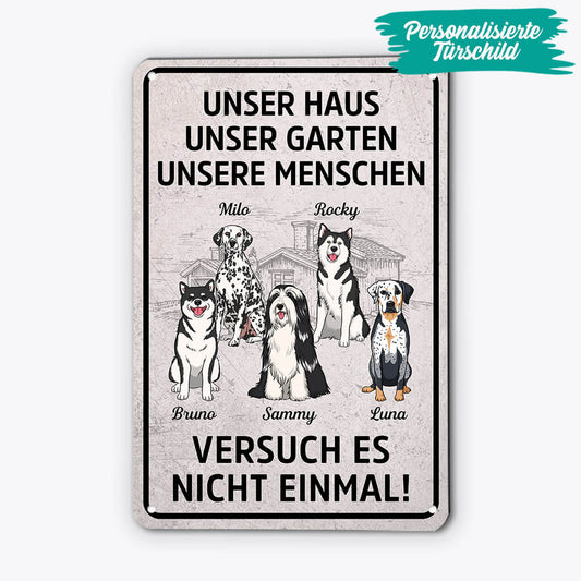1990EGE2 personalisiertes mein haus mein garten meine menschen versuch es nicht mal turschild 1990e9a8c
