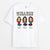 Mutter & Töchter Eine Unzerbrechliche Bindung - Personalisiertes Geschenk | T-shirt für Frauen