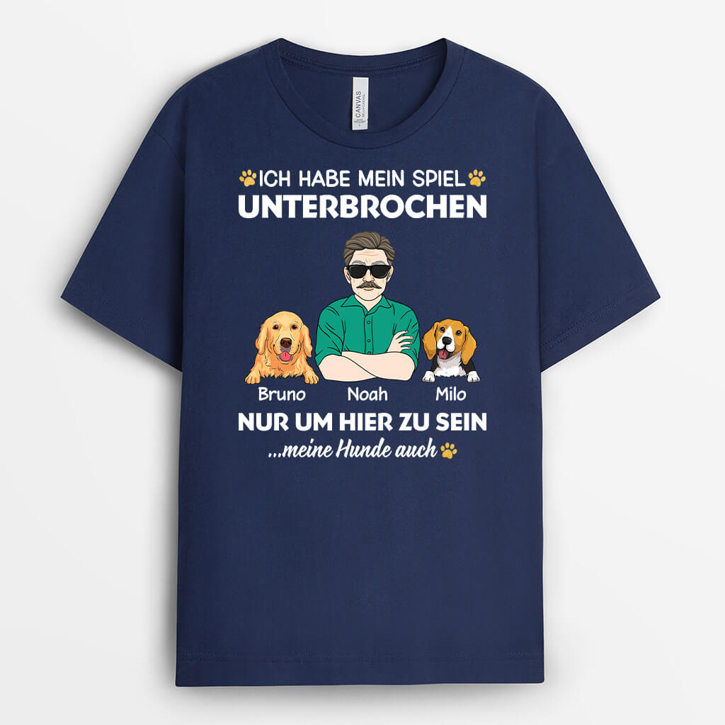 2009AGE2 personalisiertes ich habe mein spiel unterbrochen nur um hier zu sein t shirt_165de9d4 2bb7 4845 8979 12812c0a50cd