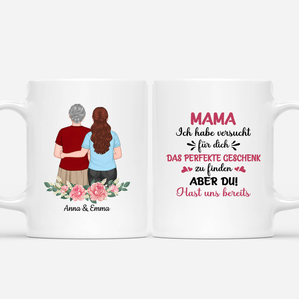 Oma Ich Habe Versucht Für Dich Das Perfekte Geschenk Zu Finden - Personalisiertes Geschenk | Tasse für Omas