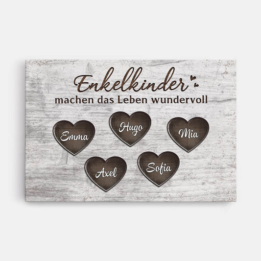 2017CGE1 personalisierte enkelkinder machen das leben wundervoll leinwand_b6ee13cb 2c50 49e2 a6aa f26f645dbe95