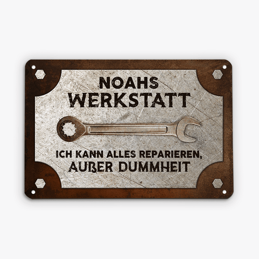 2024EGE1 personalisiertes _name_s werkstatt turschild