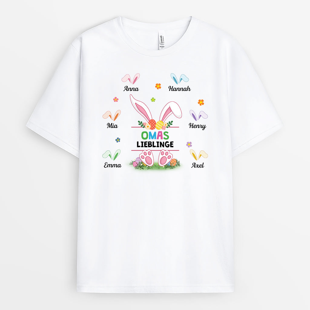 Omas Lieblinge - Personalisiertes Geschenk | T-shirt für Omas