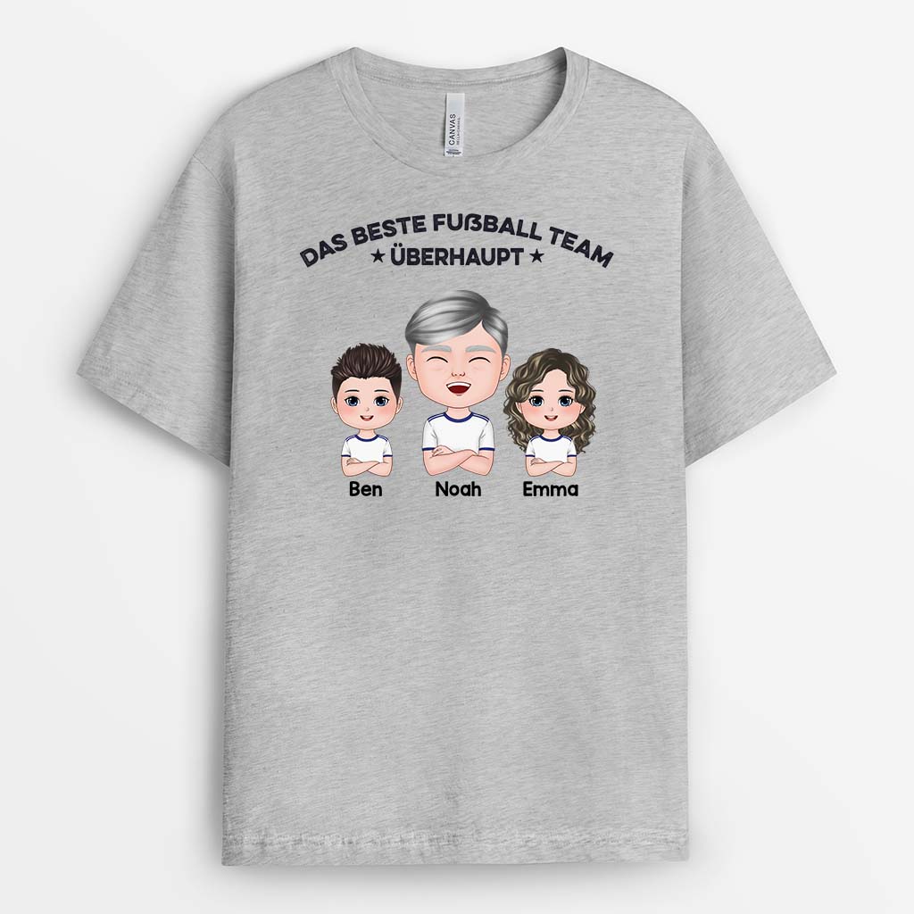 2064AGE2 personalisiertes papa und sohn das beste team uberhaupt t shirt 2064a3g8b