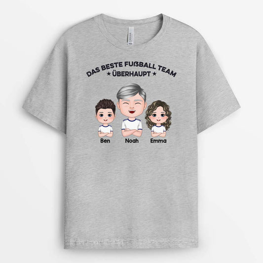 2064AGE2 personalisiertes papa und sohn das beste team uberhaupt t shirt 2064a3g8b