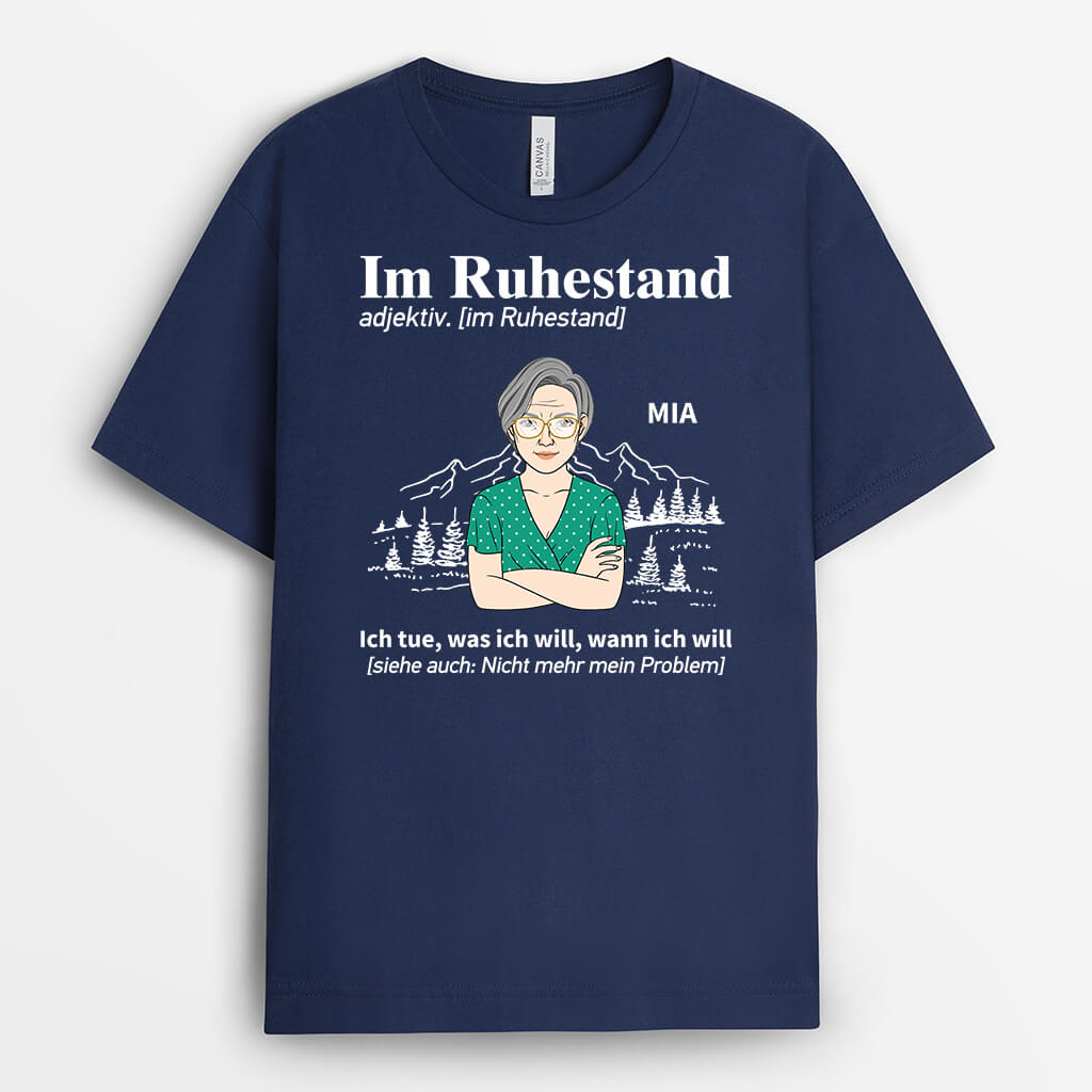 2071AGE2 personalisiertes ich tue was ich will wann ich will t shirt