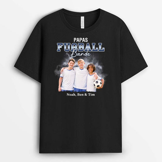 2073AGE1 personalisiertes opas fussballbande t shirt