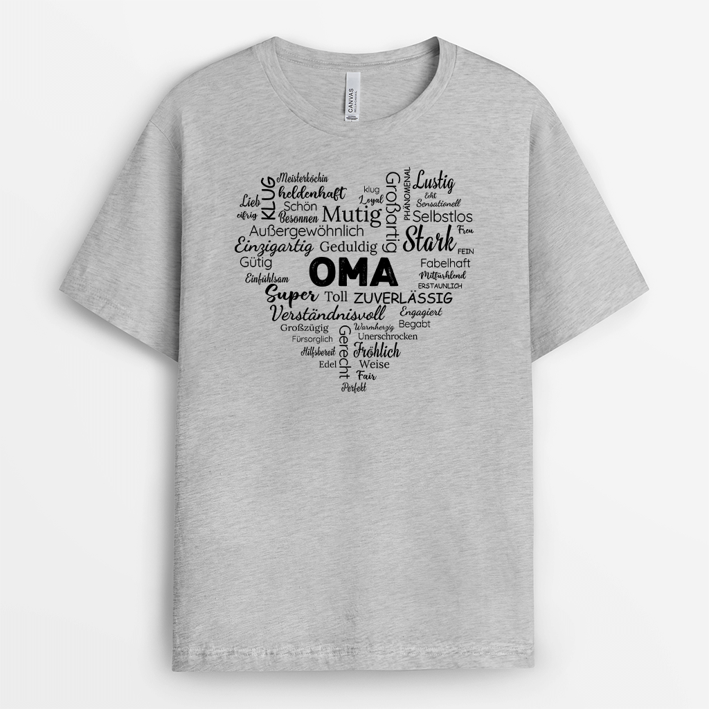 2080AGE2 personalisiertes super mama herz t shirt