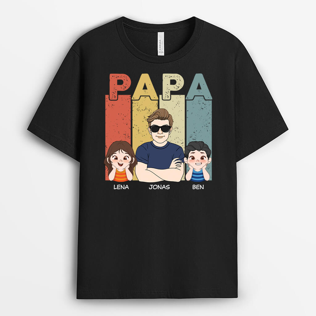 Opa/Papa - Personalisiertes Geschenk | T-Shirt für Herren